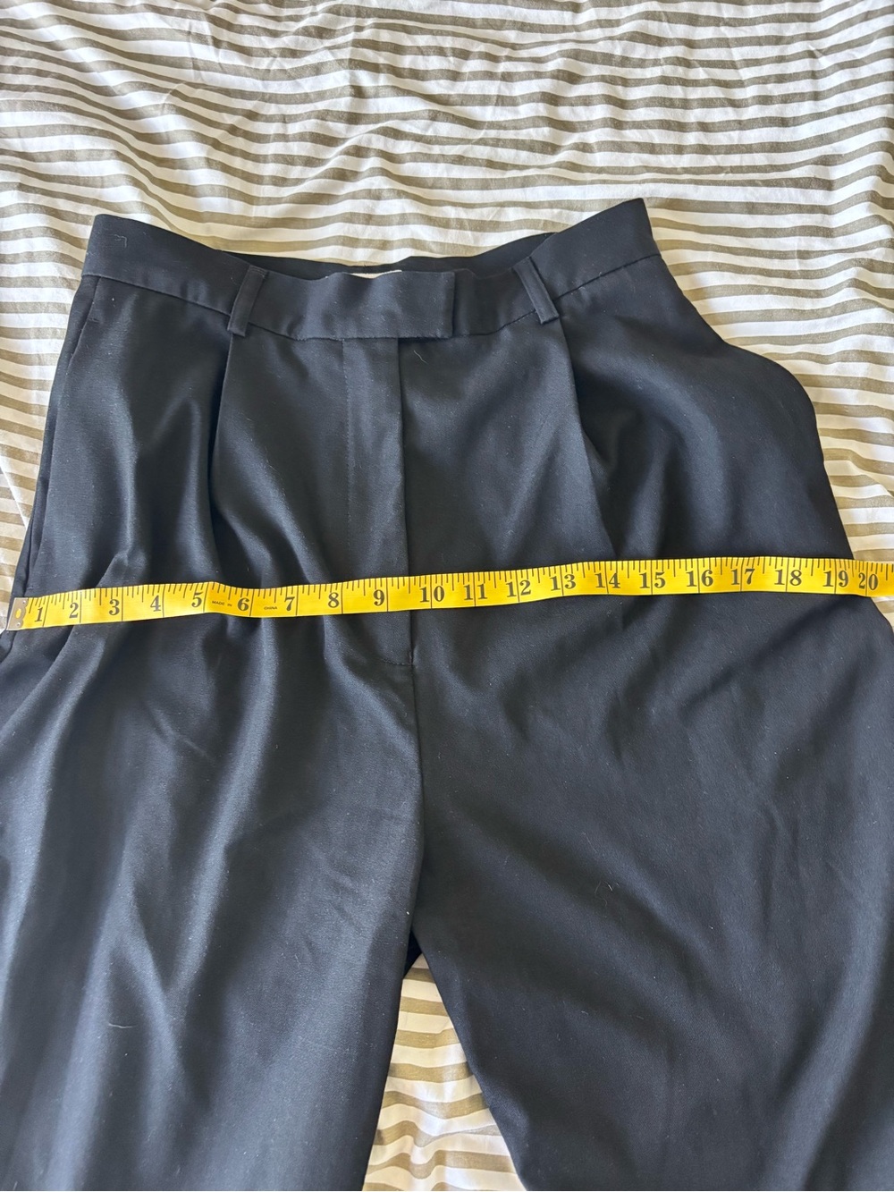 Djerf Avenue Black Wide Leg Pants - Picture 6 of 8